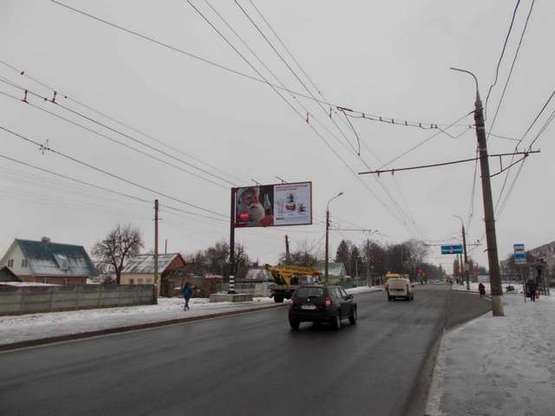 Фото рекламной плоскости по адресу Роменська вул., 55
