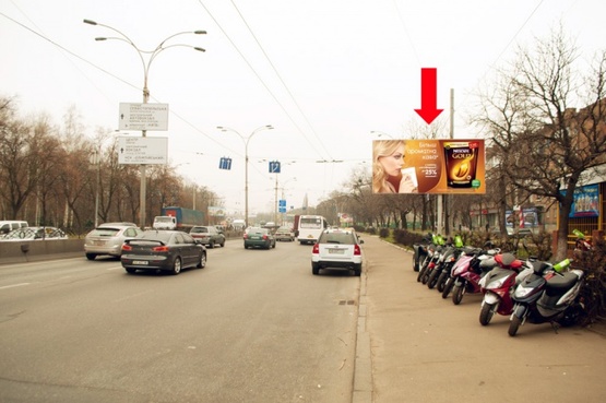 Фото рекламної площини за адресою Телиги Е. ул., 29, в сторону ст. м. "Шулявская" Фото рекламної площини за адресою Телиги Е. ул., 29, в сторону ст. м. "Шулявская"