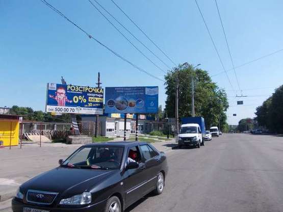 Фото рекламної площини за адресою Горького вул. (Горького вул.) - Леваневського вул. (права) Фото рекламної площини за адресою Горького вул. (Горького вул.) - Леваневського вул. (права)