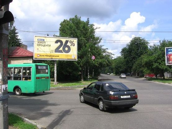 Фото рекламной плоскости по адресу Благовестная ул. - Михаила Грушевского ул. Фото рекламной плоскости по адресу Благовестная ул. - Михаила Грушевского ул.