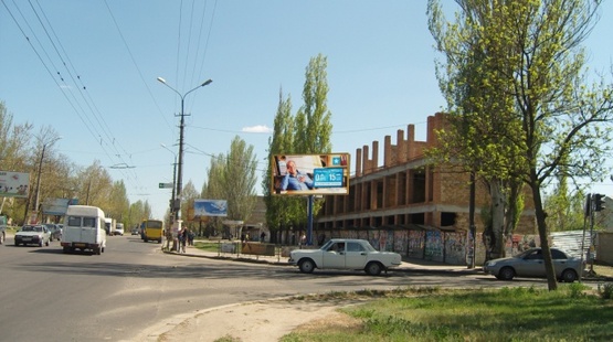 Фото рекламной плоскости по адресу просп. Мира, 15 - ул. Южная Фото рекламной плоскости по адресу просп. Мира, 15 - ул. Южная