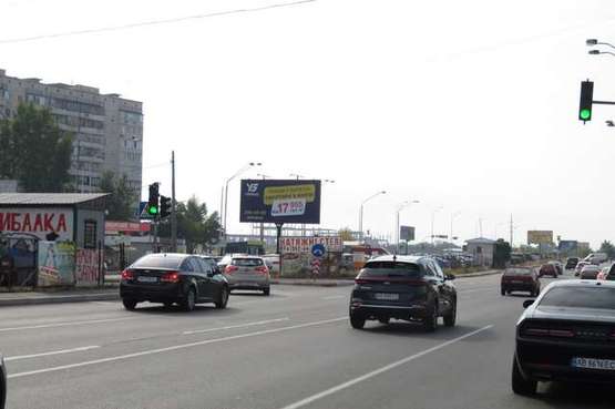 Фото рекламной плоскости по адресу Петра Григоренка просп., 39 (в напр. супермаркета "МETRO")