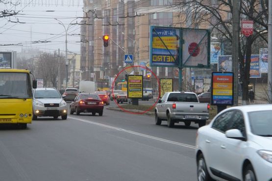 Фото рекламної площини за адресою вул. Соборності (Жовтнева),46 (L17)