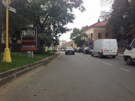 Фото рекламної площини за адресою м. Ужгород, Собранецька