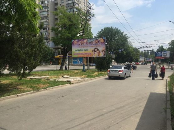 Фото рекламної площини за адресою Угол ул.Розы Люксембург и ул.Комкова, Фото рекламної площини за адресою Угол ул.Розы Люксембург и ул.Комкова,