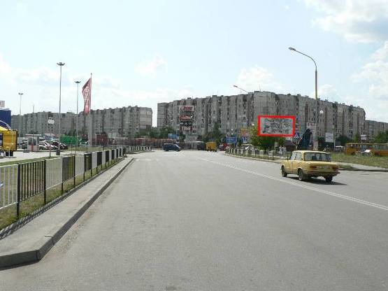 Фото рекламної площини за адресою Миколайчука ТЦ Арсен (навпроти головного входу), Епіцентр, напрямок руху зі сторони вул.В.Стуса в напрямку вул.Івасюка, Миру