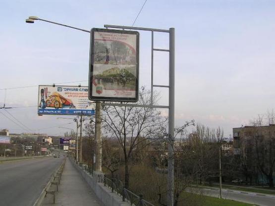 Фото рекламної площини за адресою пр.Ленина, ул.Гагарина-Дамба