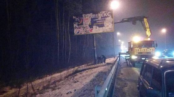 Фото рекламной плоскости по адресу Брест-Литовське шосе 1,1км від вул. Чорнобильської у бік руху до КП в напрямку Києва Фото рекламной плоскости по адресу Брест-Литовське шосе 1,1км від вул. Чорнобильської у бік руху до КП в напрямку Києва