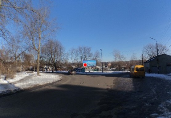 Фото рекламной плоскости по адресу Льотна ул., 17а Фото рекламной плоскости по адресу Льотна ул., 17а