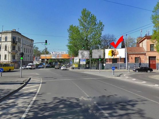 Фото рекламной плоскости по адресу пр.Чорновола-вул.Під Дубом, з центру Фото рекламной плоскости по адресу пр.Чорновола-вул.Під Дубом, з центру