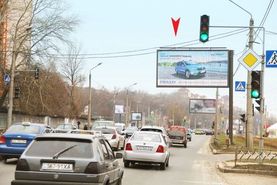 Фото рекламної площини за адресою Клочковская ул., 171а, в центр   ( VIP ) Фото рекламної площини за адресою Клочковская ул., 171а, в центр   ( VIP )