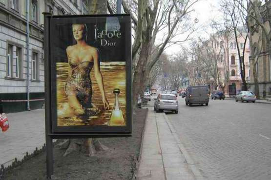 Фото рекламной плоскости по адресу Пушкінська вул., 18