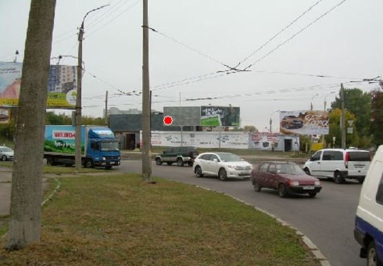 Фото рекламной плоскости по адресу Одесская ул. - Грушевского ул. (слева)