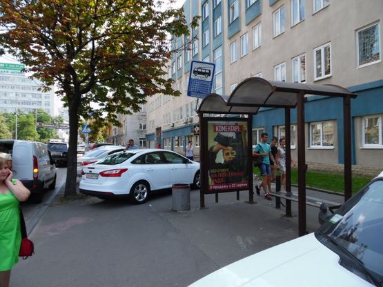 Фото рекламной плоскости по адресу ул. Жилянская, 29 , ост. "отель Кооператор" Фото рекламной плоскости по адресу ул. Жилянская, 29 , ост. "отель Кооператор"