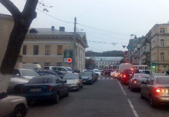 Фото рекламної площини за адресою Спасская ул. - Межигорская ул. Фото рекламної площини за адресою Спасская ул. - Межигорская ул.