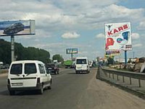 Фото рекламної площини за адресою Большая окружная  1200 м.до Жилянского моста