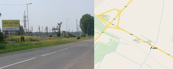 Фото рекламной плоскости по адресу Трасса Луцьк-Ковель, с. Колодяжне Фото рекламной плоскости по адресу Трасса Луцьк-Ковель, с. Колодяжне