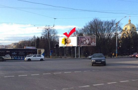 Фото рекламной плоскости по адресу вул.Стрийська-вул.Наукова, до центру Фото рекламной плоскости по адресу вул.Стрийська-вул.Наукова, до центру