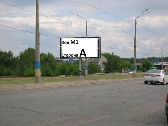 Фото рекламної площини за адресою Новый мост, мостовой переход