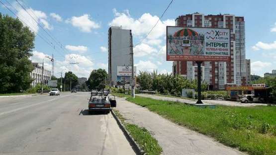 Фото рекламной плоскости по адресу Проскурівського підпілля вул., 167 Фото рекламной плоскости по адресу Проскурівського підпілля вул., 167