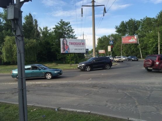 Фото рекламної площини за адресою Ж.переезд с Бериславского ш.на ул.Паровозная