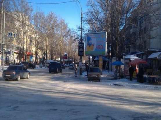 Фото рекламної площини за адресою Ул.И.Кулика и ул.Мира Фото рекламної площини за адресою Ул.И.Кулика и ул.Мира