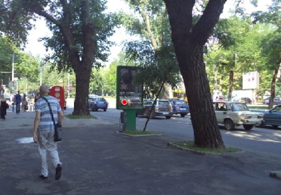 Фото рекламной плоскости по адресу Гагарина пр., 13 B Фото рекламной плоскости по адресу Гагарина пр., 13 B