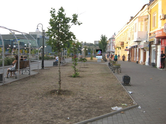 Фото рекламной плоскости по адресу пр. Азовський, біля буд. №54, констр. 2 (пр.Ленина,возле дома N54, констр.2) Фото рекламной плоскости по адресу пр. Азовський, біля буд. №54, констр. 2 (пр.Ленина,возле дома N54, констр.2)