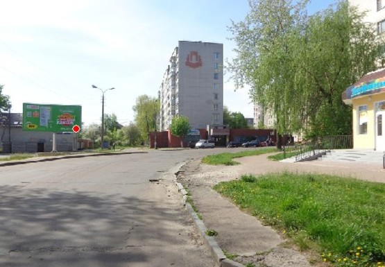 Фото рекламной плоскости по адресу Льотна ул., 17а