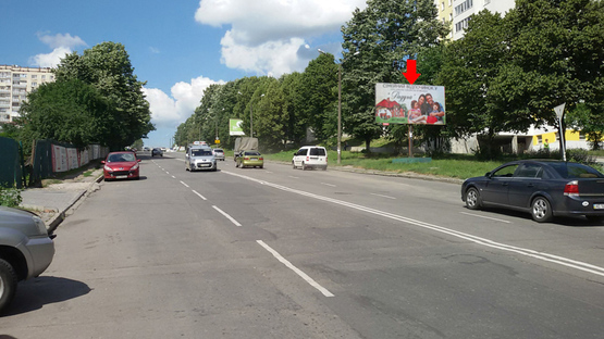 Фото рекламной плоскости по адресу Свободы ул., 9а