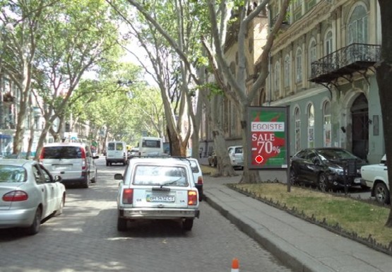 Фото рекламної площини за адресою Пушкинская ул., 19