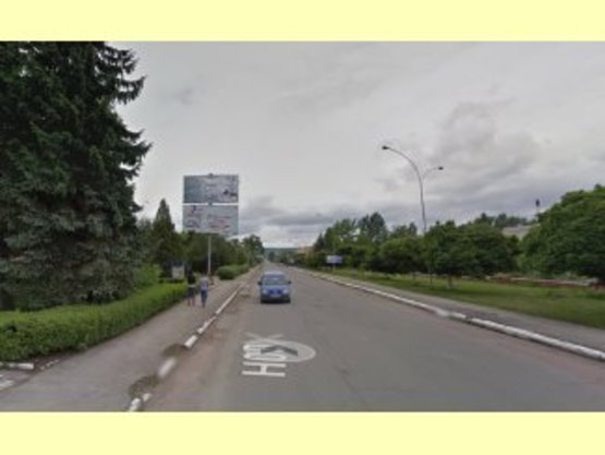 Фото рекламной плоскости по адресу вул.Соборна навпроти Інтерплиту нижній