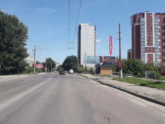 Фото рекламной плоскости по адресу вул.Проскурівського підпілля (МВС) Фото рекламной плоскости по адресу вул.Проскурівського підпілля (МВС)