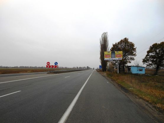 Фото рекламной плоскости по адресу Північно-Східний об'їзд м. Київ, траса Р 03, км 26+050 ліво, с. Княжичи Фото рекламной плоскости по адресу Північно-Східний об'їзд м. Київ, траса Р 03, км 26+050 ліво, с. Княжичи