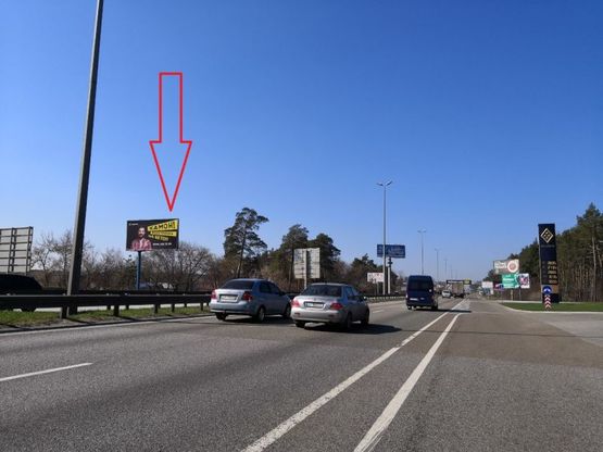 Фото рекламной плоскости по адресу М-06 Киев -Житомир 22 км 300 м