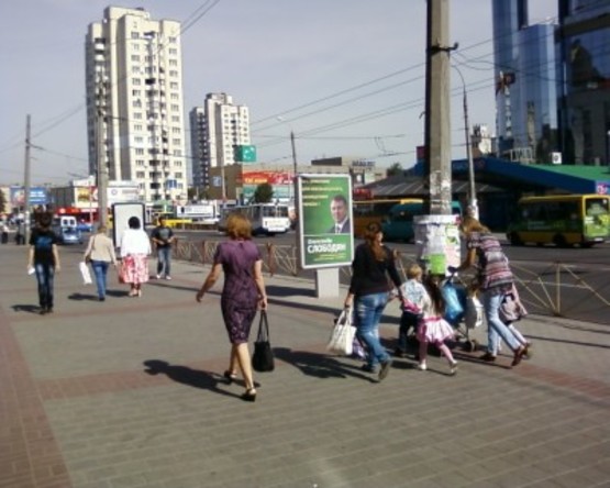 Фото рекламной плоскости по адресу Каменецкая 48 (центр)