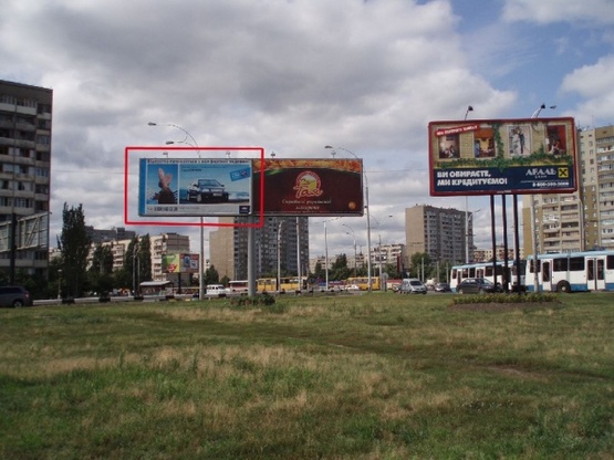 Фото рекламной плоскости по адресу Героев Днепра / Оболонский проспект Фото рекламной плоскости по адресу Героев Днепра / Оболонский проспект