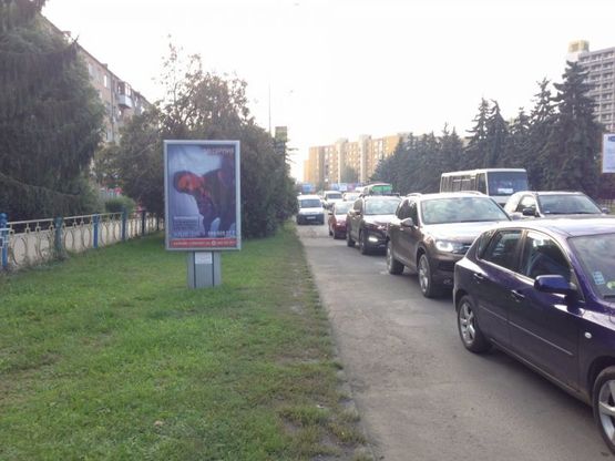 Фото рекламної площини за адресою м. Ужгород, проспект Свободи - Швабська, в сторону жд, автовакзалу