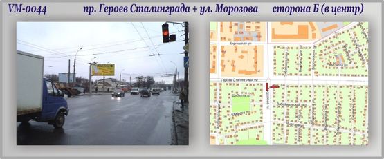 Фото рекламной плоскости по адресу Героев Сталинграда пр. + Морозова ул. (флажок)-ПРИЗМА Фото рекламной плоскости по адресу Героев Сталинграда пр. + Морозова ул. (флажок)-ПРИЗМА