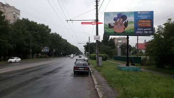 Фото рекламної площини за адресою Пр. Миру - пров. Мирний Фото рекламної площини за адресою Пр. Миру - пров. Мирний