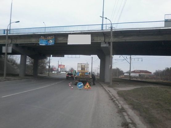 Фото рекламной плоскости по адресу шляхопровід по вул. Ківерцівська виїзд з Луцька