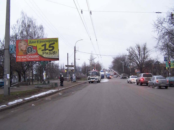 Фото рекламной плоскости по адресу пр. Химиков ул Громава возле моста Фото рекламной плоскости по адресу пр. Химиков ул Громава возле моста