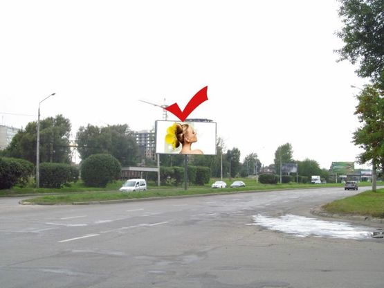 Фото рекламної площини за адресою вул.Луганська-вул.Козельницька, до вул.Стрийської Фото рекламної площини за адресою вул.Луганська-вул.Козельницька, до вул.Стрийської