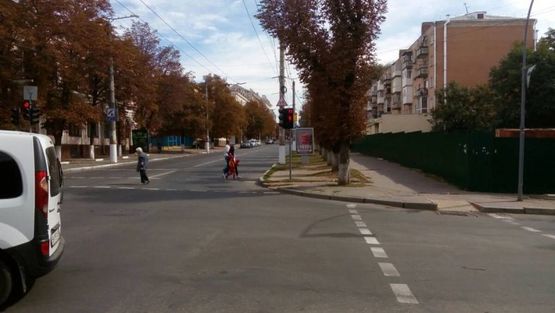 Фото рекламной плоскости по адресу ул. Шевченко/ул.Чорновола