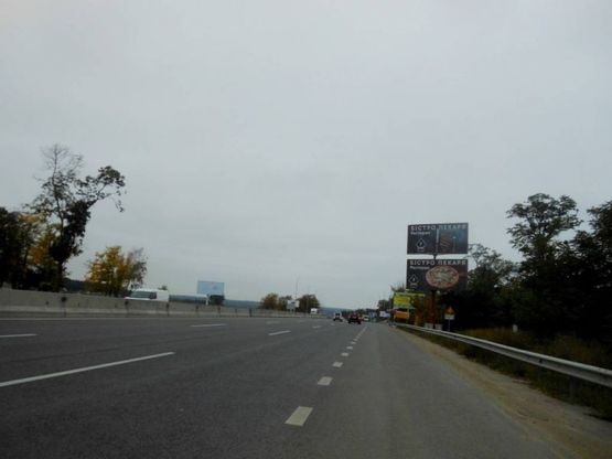 Фото рекламної площини за адресою с. Віта-Поштова, траса М-05 Київ-Одеса, км 17+305 право