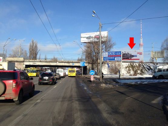 Фото рекламной плоскости по адресу Довженко / Дегтяревская правый Фото рекламной плоскости по адресу Довженко / Дегтяревская правый