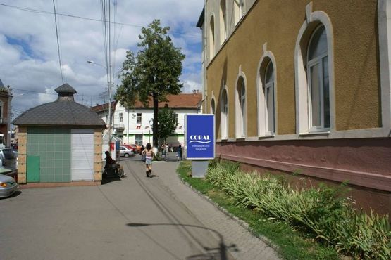 Фото рекламной плоскости по адресу пл.Федорова (біля ЗОШ №20)