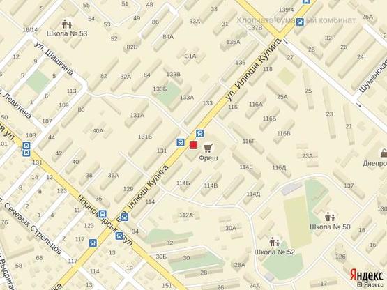 Фото рекламной плоскости по адресу Ул.И.Кулика,114 Фото рекламной плоскости по адресу Ул.И.Кулика,114