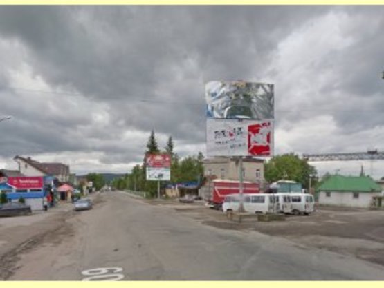 Фото рекламной плоскости по адресу вул.Соборна, перехрестя вул.Комарова нижній