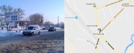 Фото рекламной плоскости по адресу Брестська- Ватутіна Фото рекламной плоскости по адресу Брестська- Ватутіна